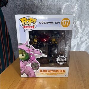 Funko Pop Overwatch D.Va with MEKA - Pink and Black #177
